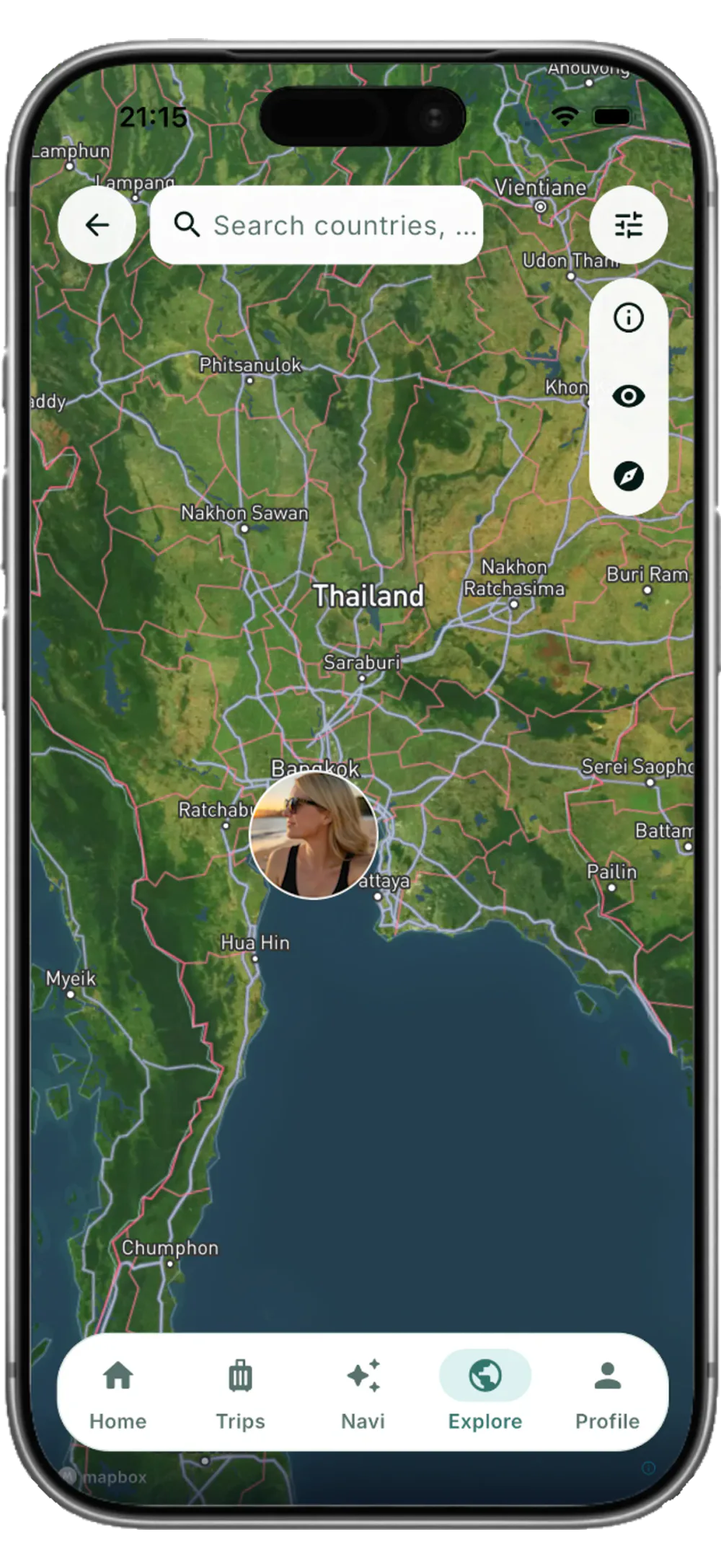 Travel map